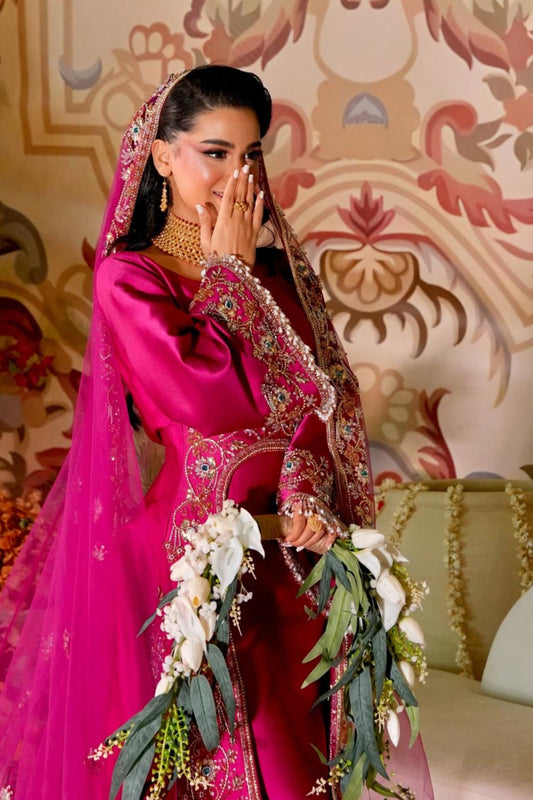 Royal Fuchsia Henna Dress
