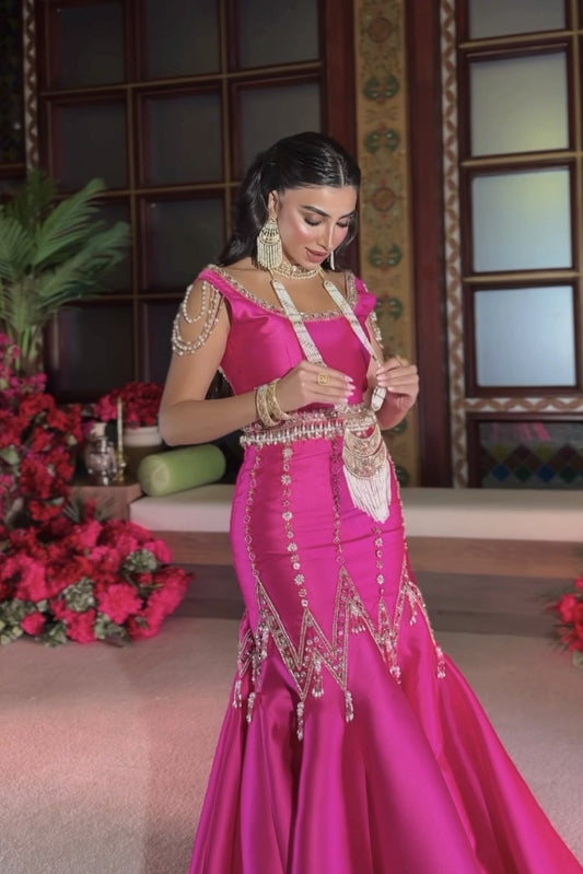 Pink Two-Piece Dress